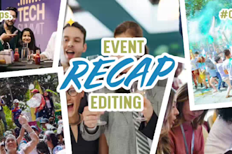 professionally edit your event recap and highlight video