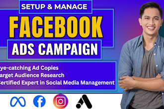 set up and manage your facebook ads campaign to reach highly targeted audience
