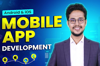 do app development for android app or ios mobile app using flutter app developer