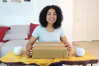create a product unboxing or review promo video