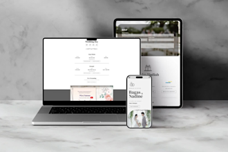 develop memorable wedding website with guest management