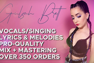 be your pro female singer, songwriter, and session vocalist