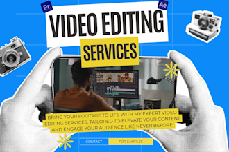 edit cinematic reel, highlight reel, demo reel and showreel