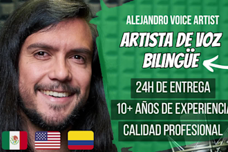 record a mexican latino male voice over