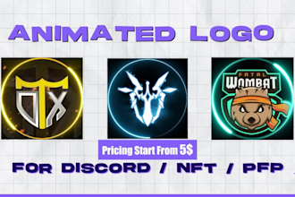 animate your nft, logo, discord pfp, mascot, or artwork
