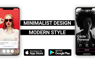 create a modern app promo video