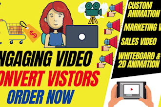create a high converting animated explainer or sales video