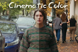 color grade your feature length film or video with a cinematic look