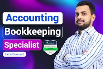 do quickbooks and xero bookkeeping setup, cleanup, reconciliation