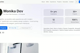 create static websites porfolio,HTML,CSS,js with bootstrap