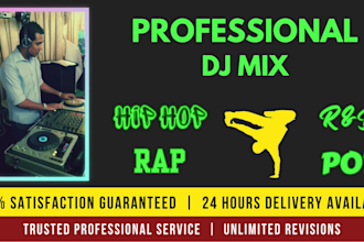 make a professional hip hop dj mix set