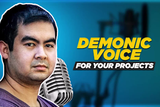 provide a demonic voice for your projects