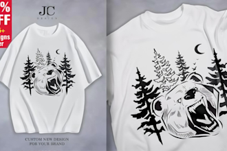 custom typography t shirt design and graphic t shirt design