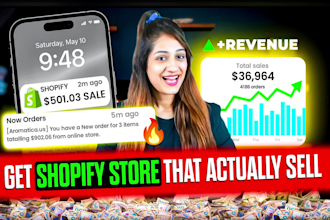 do shopify store design, build shopify dropshipping store, shopify website