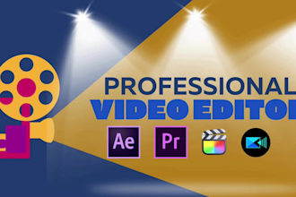 do any professional video editing, youtube video editing in minimum time