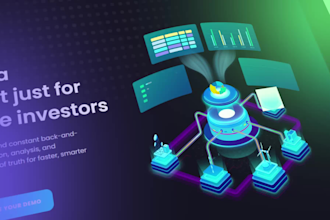 design an amazing hero lottie animation that explains your saas
