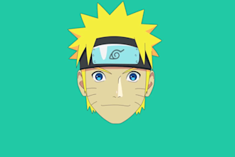 create logo  anime for your intro youtube