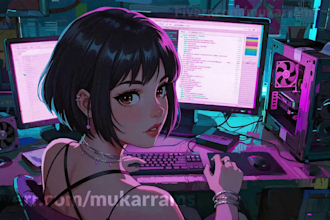 create animated screens for streamers, starting soon, brb, ending