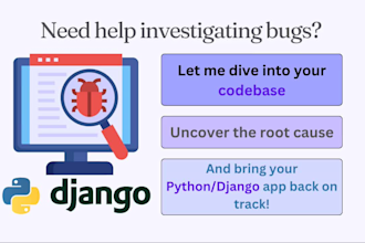 debug and fix your python django code