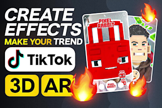 create a professional ar filter for tiktok
