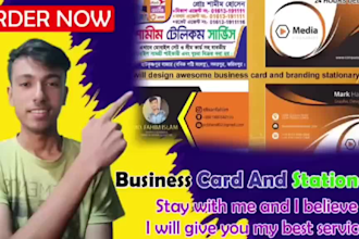 design awesome business card and branding stationary for you