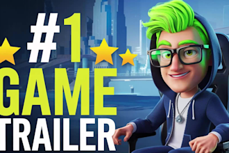 professional game trailer for mobile video games