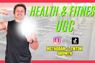 create fitness ugc videos for instagram reels and tiktok