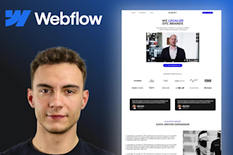 design, redesign, develop, or fix webflow website, convert figma to webflow