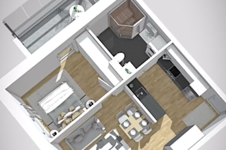 design autocad 2d floor plan and architectural floor plan