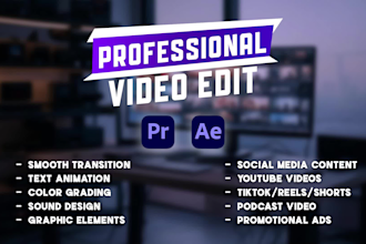 professionally edit videos with visual effects