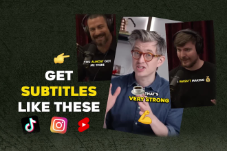 add engaging subtitles to your reel, tiktok and yt short