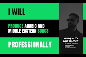 produce high quality middle eastern arabic music