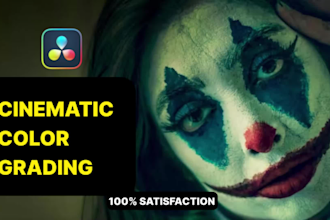 do adept color grading to give your videos a cinematic look