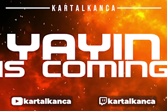 prepare streaming panels and intro videos to twitch youtube tiktok