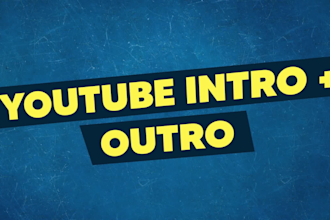 create custom youtube intro and outro