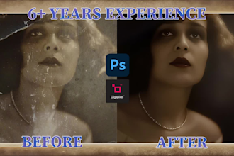 be your photoshop expert for high quality edits