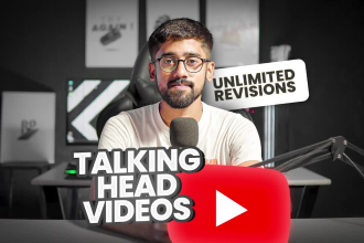 do youtube talking head video editing with motion graphics