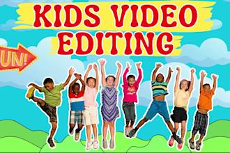 edit high quality fun and engaging kids youtube videos