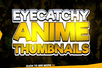 design eye catchy anime, manga, manhwa thumbnails