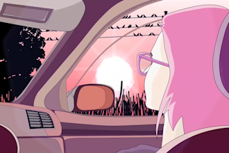 create a lofi style animation with unlimited revisions