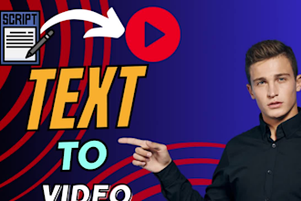 convert articles, blog posts, or text into high quality videos with voice over