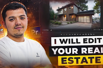 do professional real estate video editing