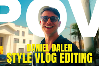 edit youtube vlogs, reels, and shorts in daniel dalen style