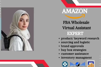 be your amazon fba wholesale virtual assistant