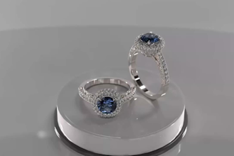 render realistic 3d jewelry animation, 3d jewelry design, 3d cad ring, 3d model