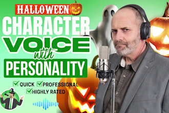 voice a scary character for your escape room or phone message