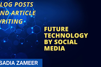 do  website content, blog post  and  seo optimized artical