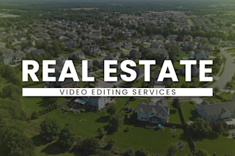 do dynamic real estate promo video editing for stunning visuals