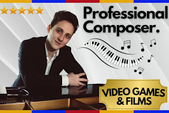 compose professional soundtracks for your game or film
