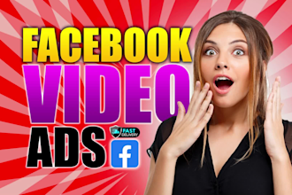 create facebook video ads and tiktok video ads for dropshipping products